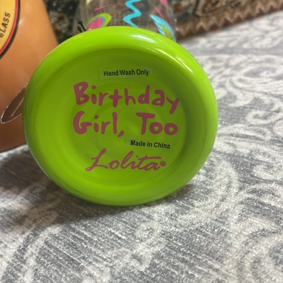 Lolita Hand Painted Pilsner Glass - “Birthday Girl, Too” Gotta-Love-Beer Pilsner - Picture 6 of 16